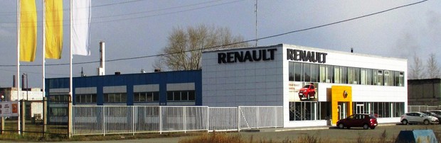 Полочная система М8 для автоцентра "Renault Серов"